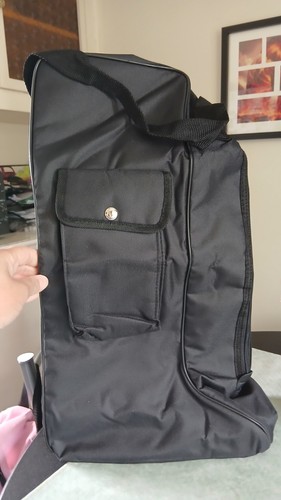 Stiefeltasche schwarz